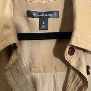 Banana Republic Light Brown Button-Up Shirt